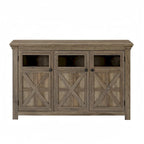 Buffet-bahut à 3 portes grand meuble de rangement