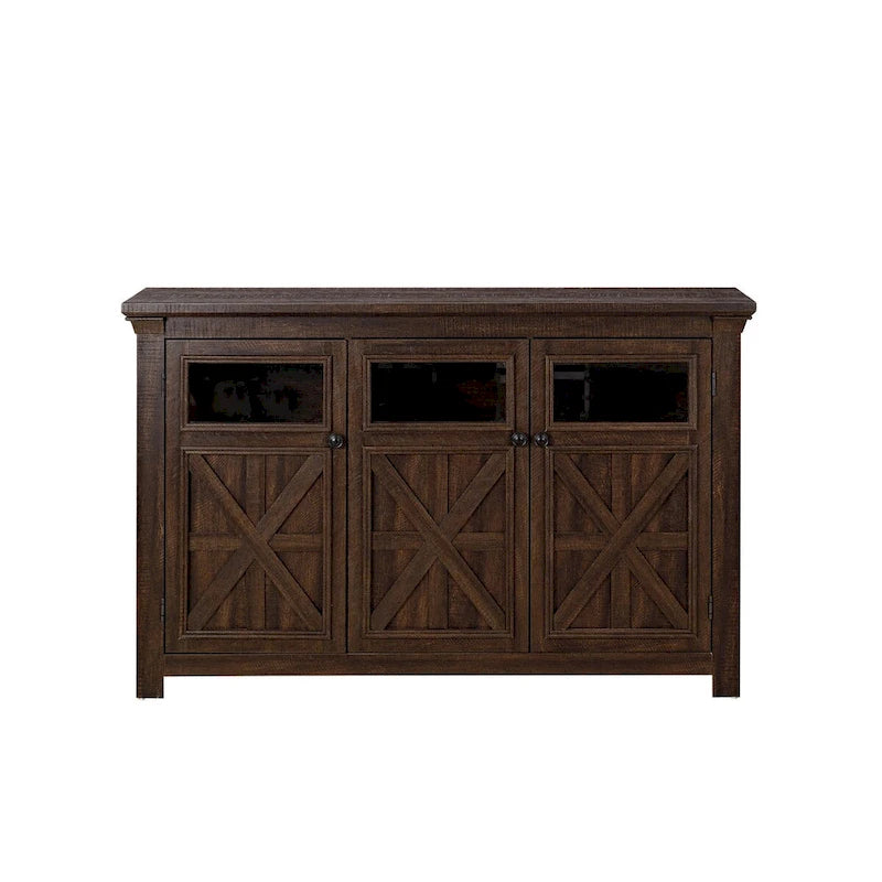 Buffet-bahut à 3 portes grand meuble de rangement