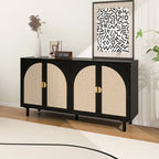 4 Door Cabinet, Suitable for Bedroom, Living Room, Study