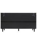 Armoire 4 portes, convient pour chambre, salon, bureau