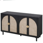 Armoire 4 portes, convient pour chambre, salon, bureau