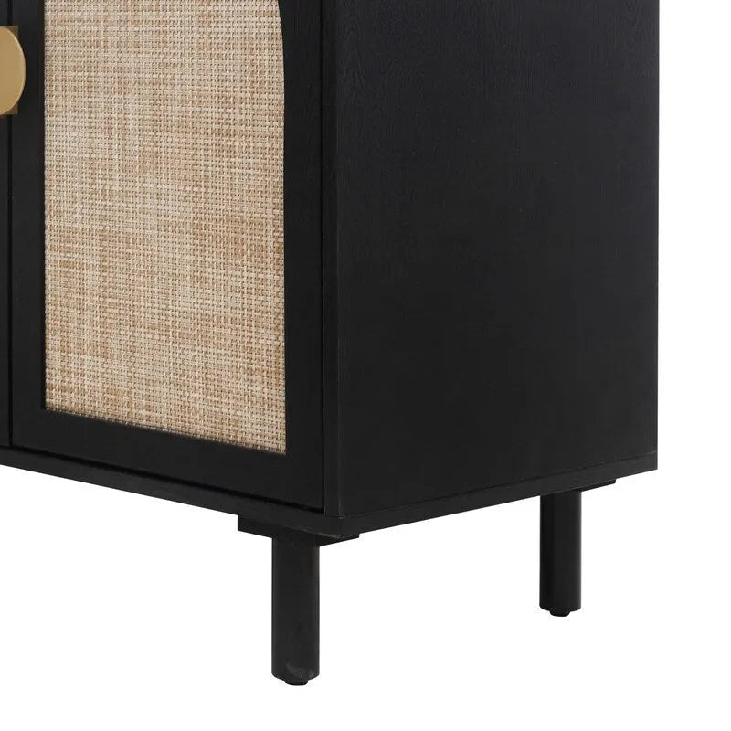 Armoire 4 portes, convient pour chambre, salon, bureau