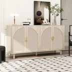 Armoire 4 portes, convient pour chambre, salon, bureau