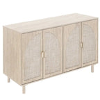 Armoire 4 portes, convient pour chambre, salon, bureau
