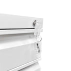 Classeur mobile avec serrure, armoires de classement en métal pour l'organisation de bureau