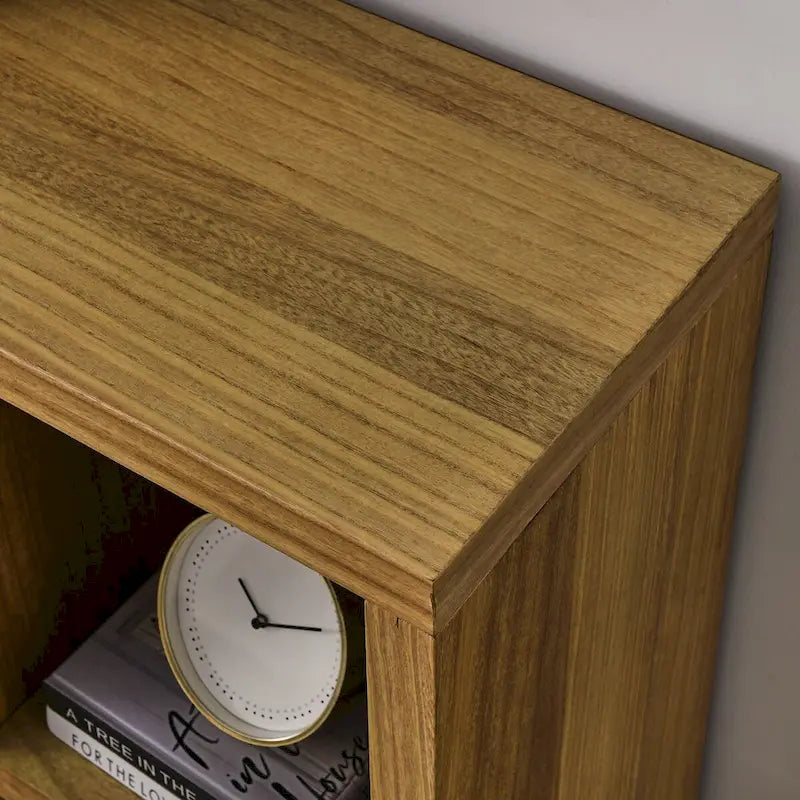 Bibliothèque ouverte en bois avec étagères, meuble de rangement autonome avec 7 casiers, étagère sur pied, entrée