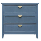 Commode à 3 tiroirs, Meuble américain, Convient pour chambre et entrée de salon