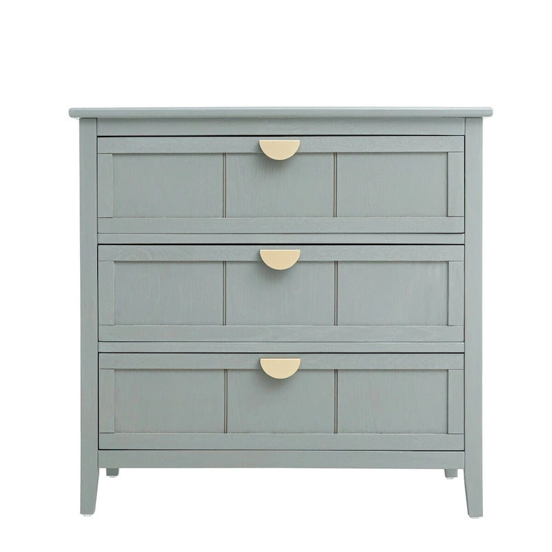 Commode à 3 tiroirs, Meuble américain, Convient pour chambre et entrée de salon