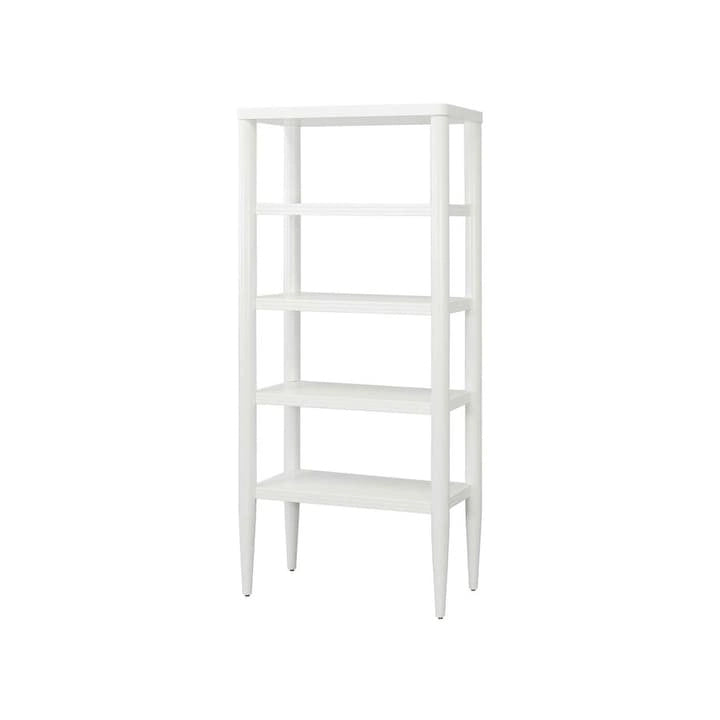 Étagère ouverte contemporaine, Étagère de bureau, Étagère d'appoint, Blanche