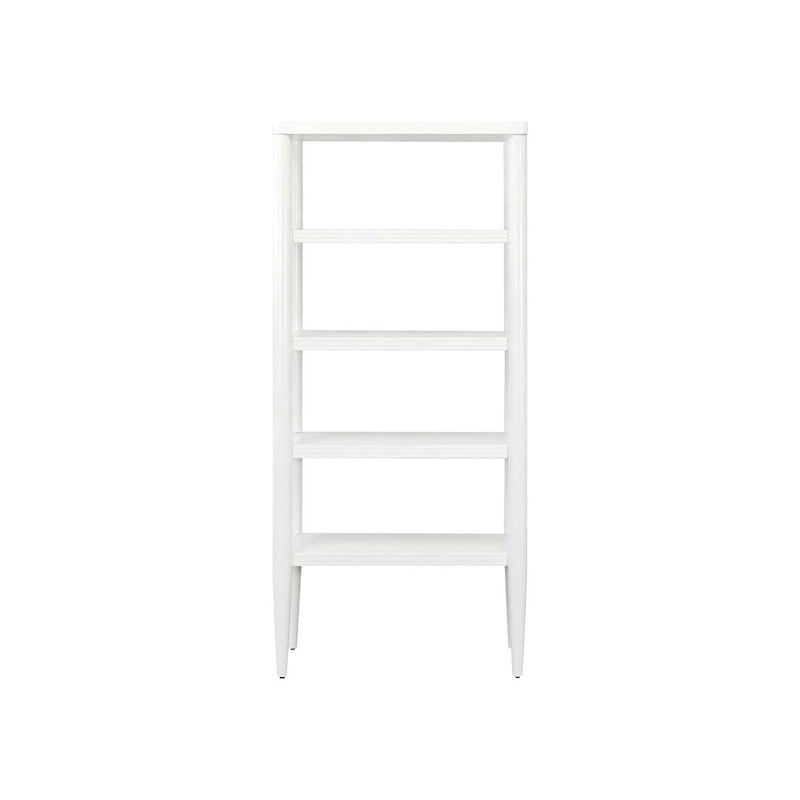 Étagère ouverte contemporaine, Étagère de bureau, Étagère d'appoint, Blanche