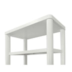 Étagère ouverte contemporaine, Étagère de bureau, Étagère d'appoint, Blanche