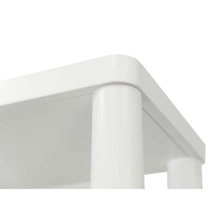 Étagère ouverte contemporaine, Étagère de bureau, Étagère d'appoint, Blanche