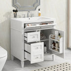 Meuble-lavabo avec évier intégré et tiroir basculant