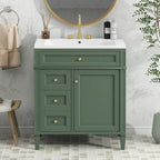 Meuble-lavabo avec évier intégré et tiroir basculant