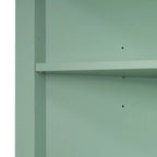 Meuble de salle de bain à 1 porte vert Tall Wood 69 po avec tablette réglable