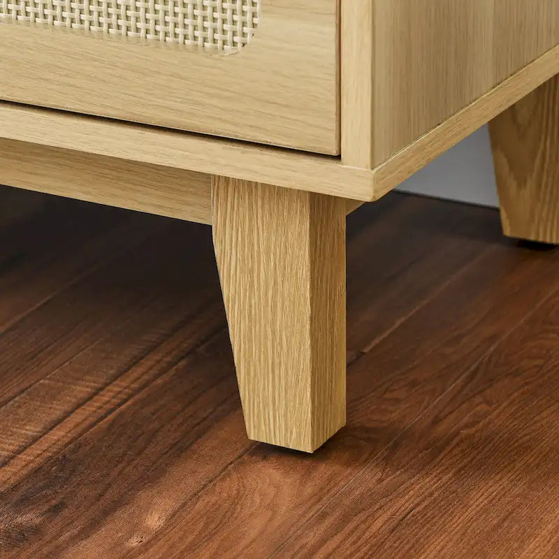 Commode de rangement 6 tiroirs en rotin