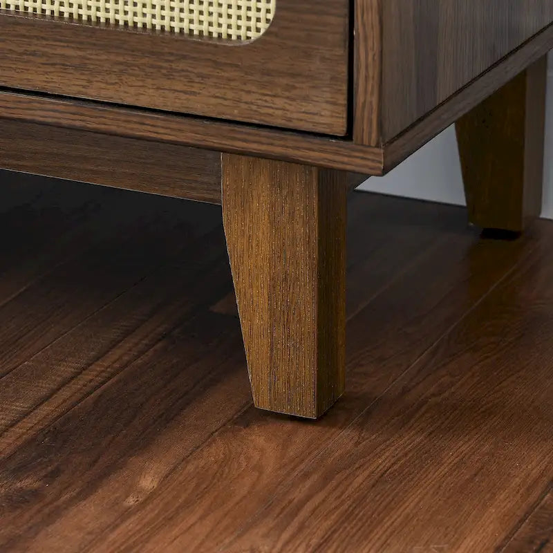 Commode de rangement 6 tiroirs en rotin