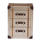 Cabinet 3 tiroirs bronze mat vintage
